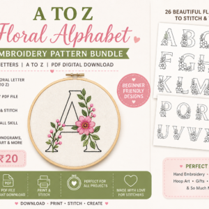 Alternative view of A to Z Letter Pattern